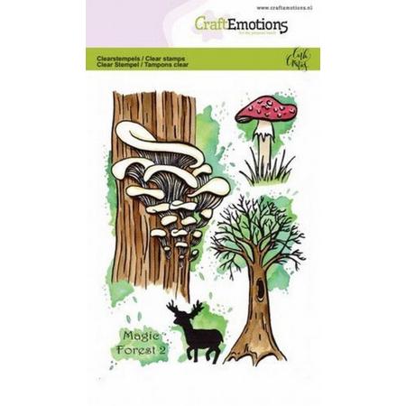 CraftEmotions CraftEmotions stempel A6 | Magic Forest 2